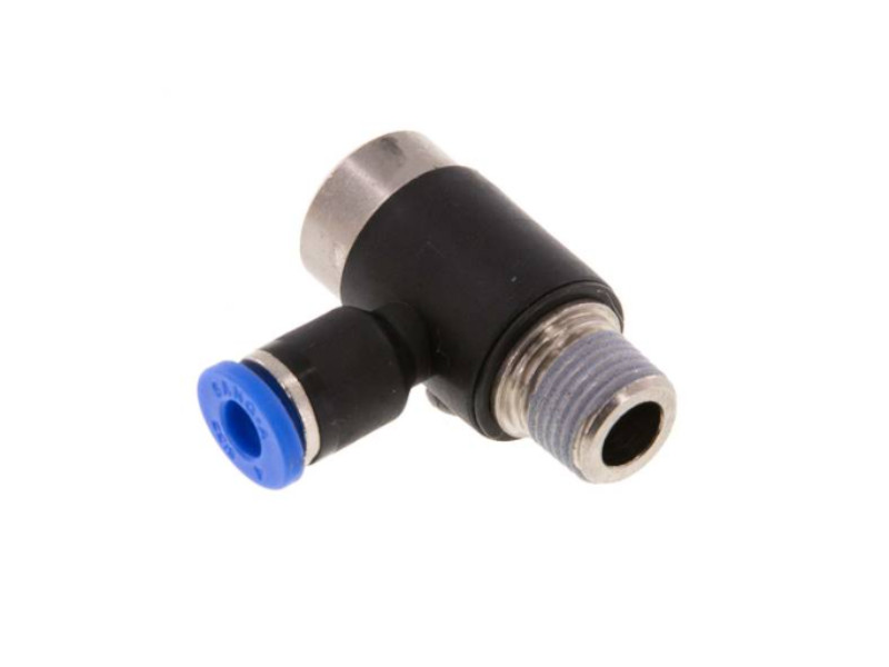 90° Winkel Steckverschraubung AG R 1/8" - 6mm IQS-Standard