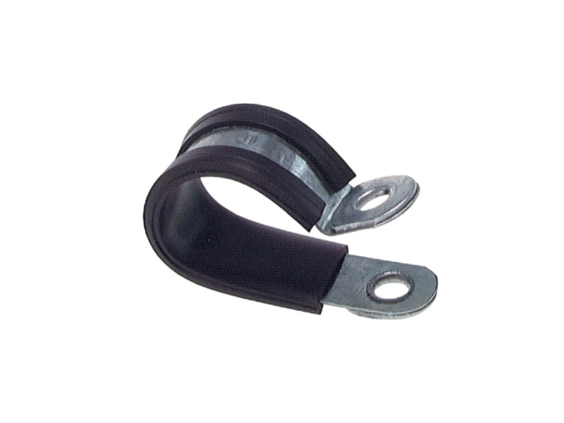 Gummiprofilierte Rohrschelle für Rohr Ø 4 mm bis 13 mm