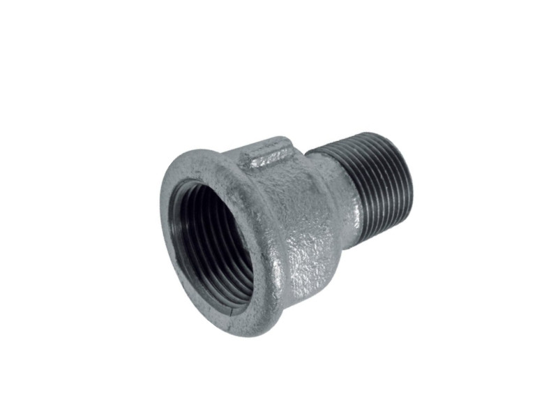 AG R / IG Rp Temperguss bis Größe AG R 1 1/4" - IG Rp 1" 