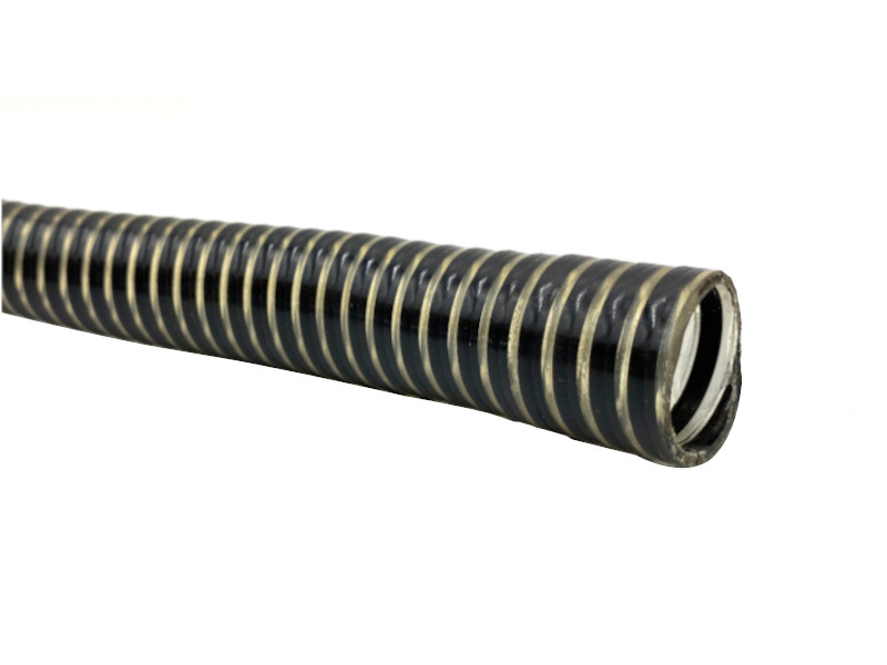 PVC-Saug-Druck-Schlauch mit Hart-PVC-Spirale 35x3,8 mm
