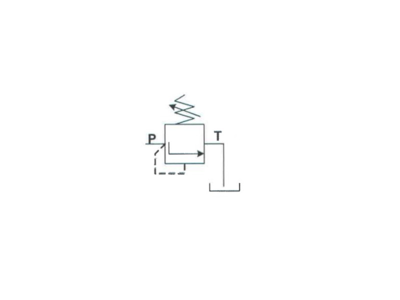 Druckbegrenzungsventil IG 3/8" Durchfluss 35 l/min Einstellbereich 100-350 bar 