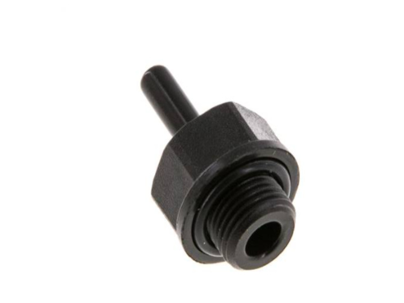 Gerade Einschraubtülle AG G 3/8" mit Steckverbindung 8mm IQS-FDA