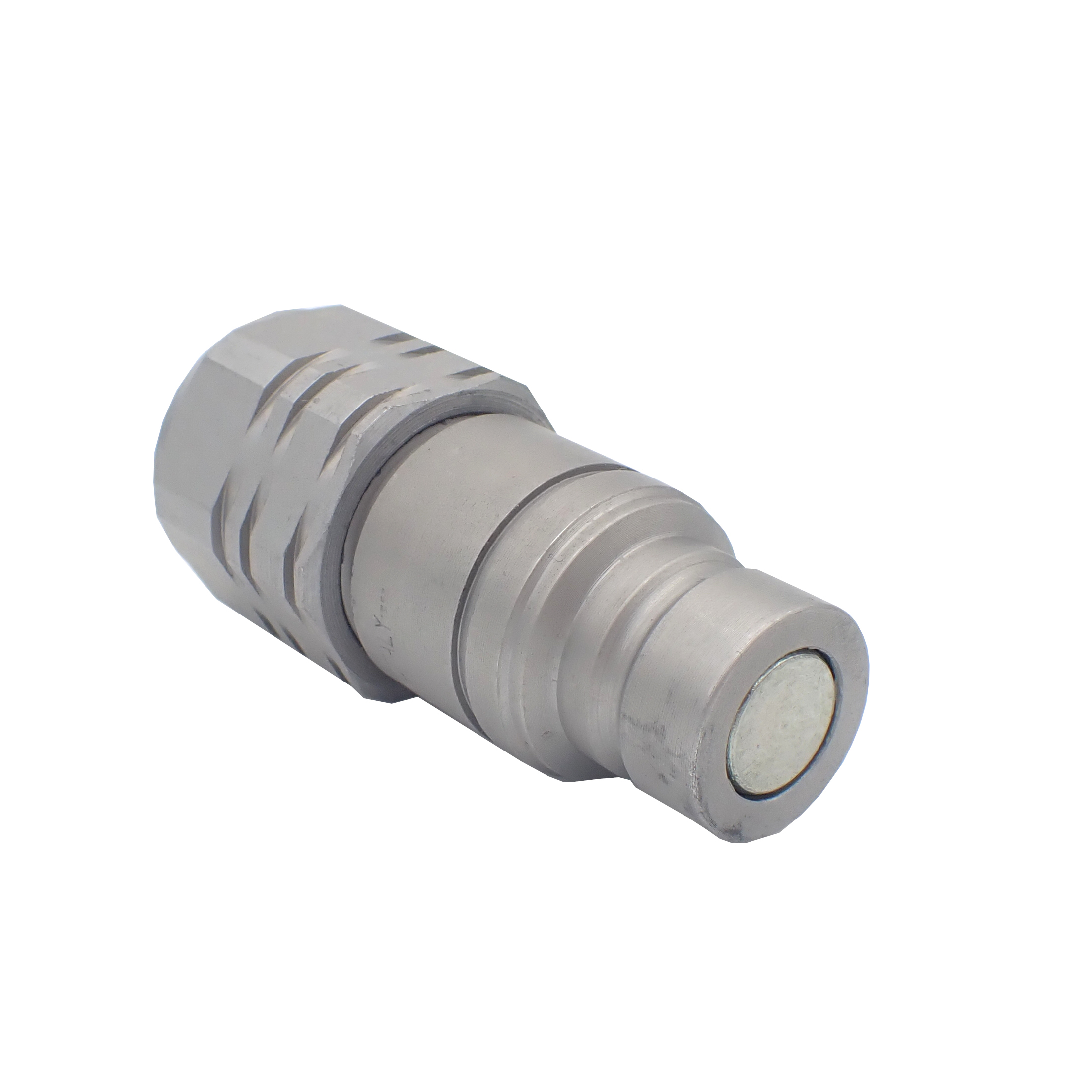 Flat-Face Steckkupplung Stecker BG 2 IG 3/8"  mit Druckeliminator