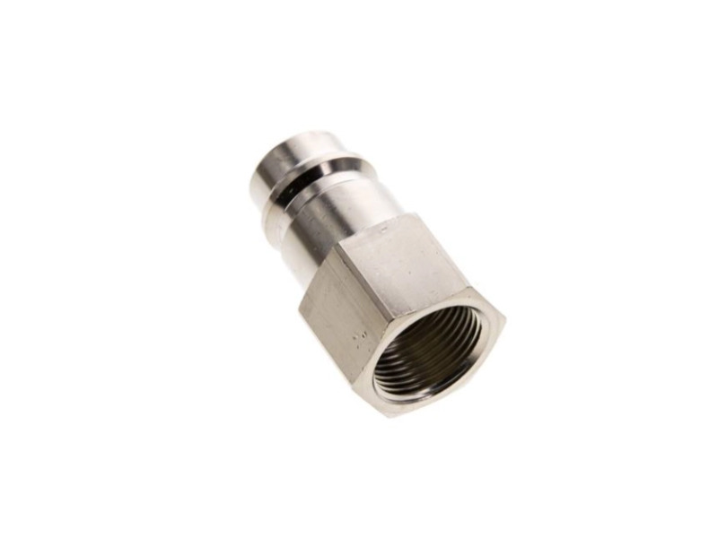 Kupplungsstecker IG G 1-1/4" NW 19 Messing vernickelt