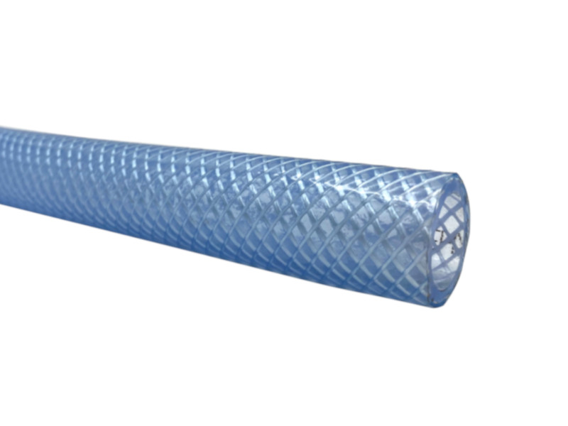 PVC-Schlauch mit Gewebeeinlage 19x26,0mm transparent 