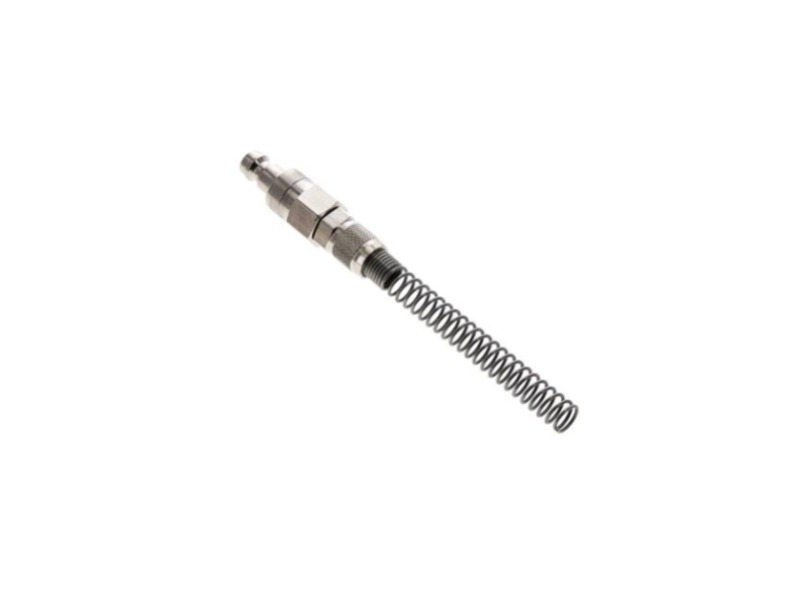 Kupplungsstecke beidseitig absperrend für Schlauch 8x6 mm mit ÜVM und Knickschutz starr MSV