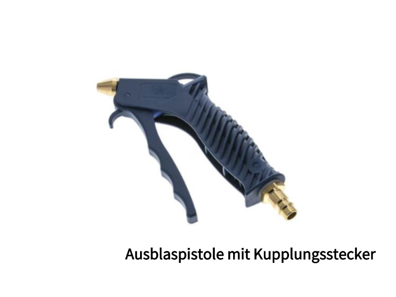 dosierbare Ausblaspistole Schlauchanschluss 9 mm mit Kurzdüse Ø 1,0 mm Kunststoff