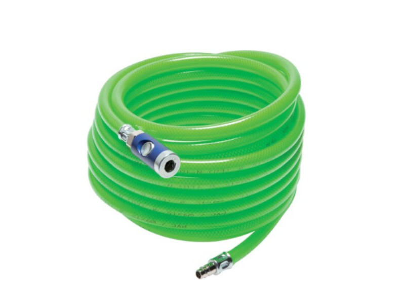 PVC Schlauch & Gewebeeinlage mit Sicherheitskupplung NW 7,2 