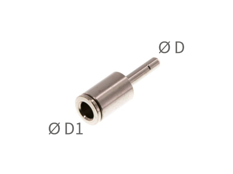 Steckverbinder reduzierend mit Stecknippel IQS.MSV (80°C)