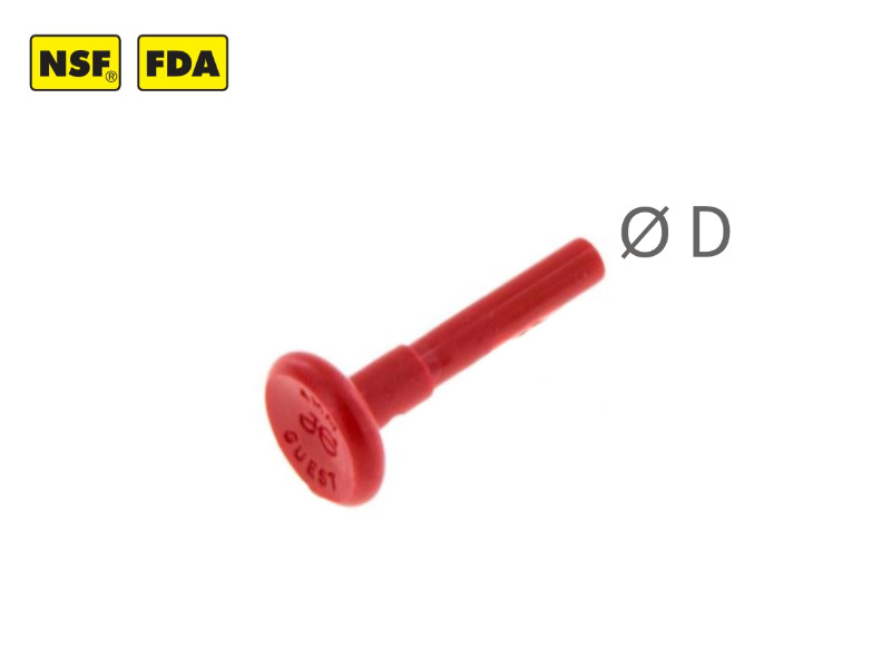 Stopfen zum Verschließen von Steckanschlüssen IQS-FDA