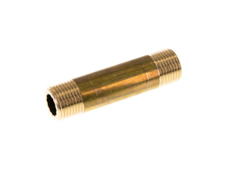 Rohrnippel AG G 1/2" - AG G 1/2" Länge 150mm Messing 