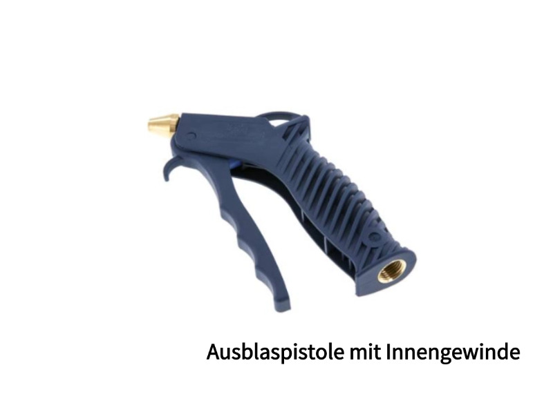 dosierbare Ausblaspistole Schlauchanschluss 9 mm mit Kurzdüse Ø 1,0 mm Kunststoff