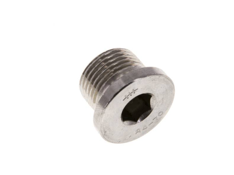 AG G mit Innensechskant ohne O-Ring Edelstahl V4A