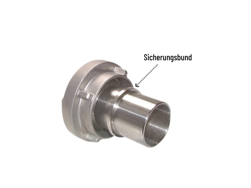 Storz-Kupplung Stortz Größe 52-C Schlauch ID 32mm Knaggenabstand 66mm drehbar Aluminium 