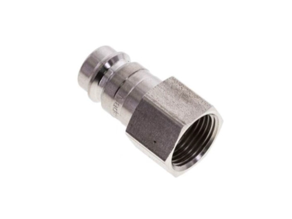 Kupplungsstecker IG G 1/2" NW 10 Edelstahl 1,4305
