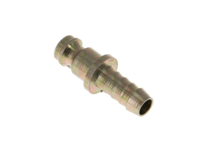 Kupplungsstecker mit Schlauchtülle 6 mm NW 5 Stahl verzinkt