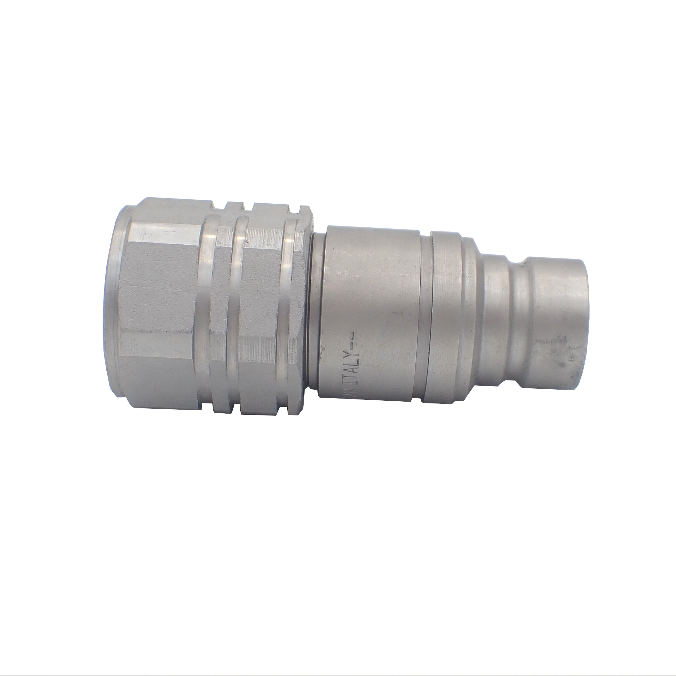 Flat-Face Steckkupplung Stecker BG 2 IG 3/8"  mit Druckeliminator