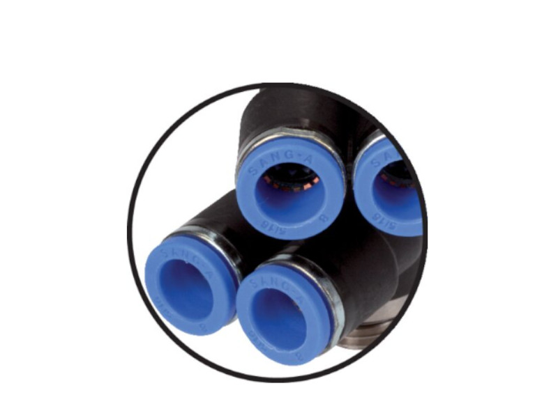 4-fach Steckverschraubung AG R 1/2" - 4x10mm IQS-Standard