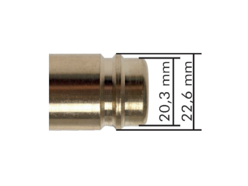Kupplungssecker IG G 3/4" NW 15 Messing 