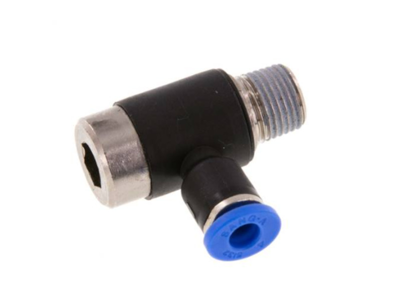 90° Winkel Steckverschraubung AG R 1/8" - 6mm IQS-Standard