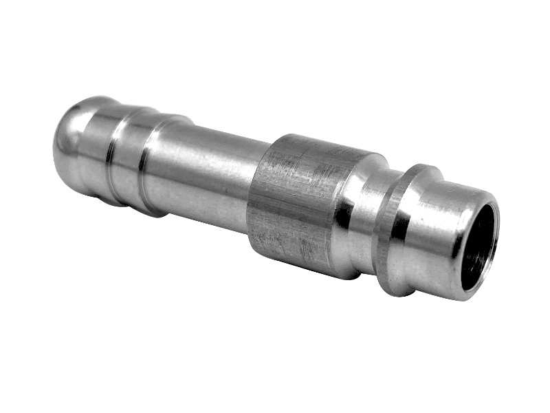 Kupplungs-Stecker Edelstahl 1.4305 mit Schlauchanschluss