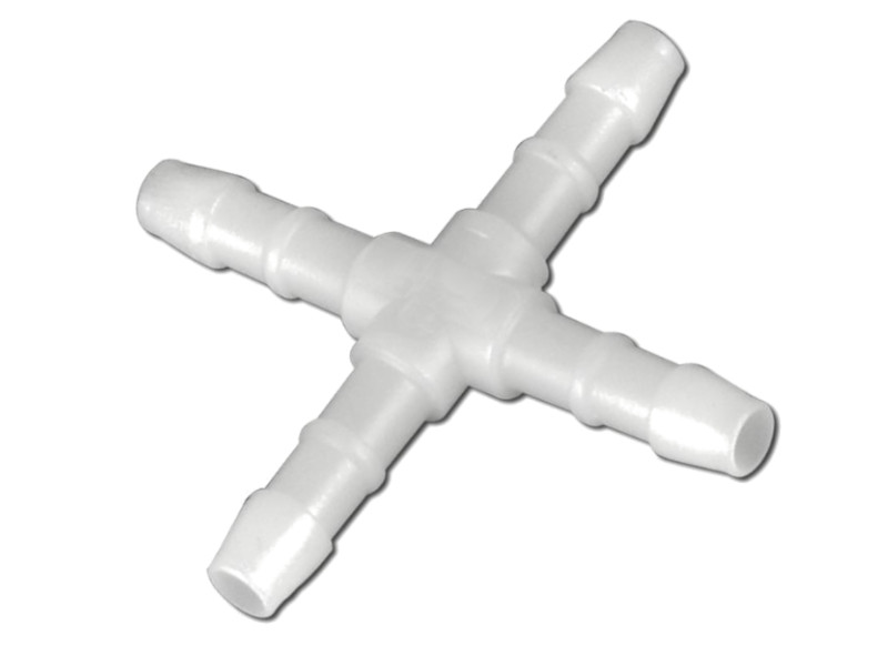 Kreuz-Schlauchverbinder 12mm POM 