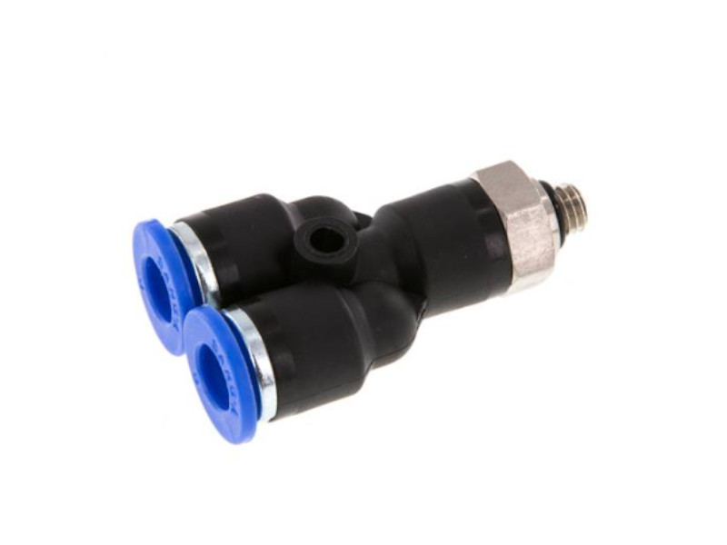 Y-Steckverschraubung AG M5 - 4mm - 4mm IQS-Standard