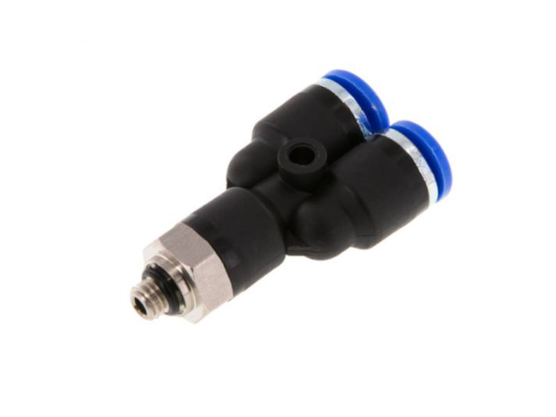 Y-Steckverschraubung AG M5 - 4mm - 4mm IQS-Standard