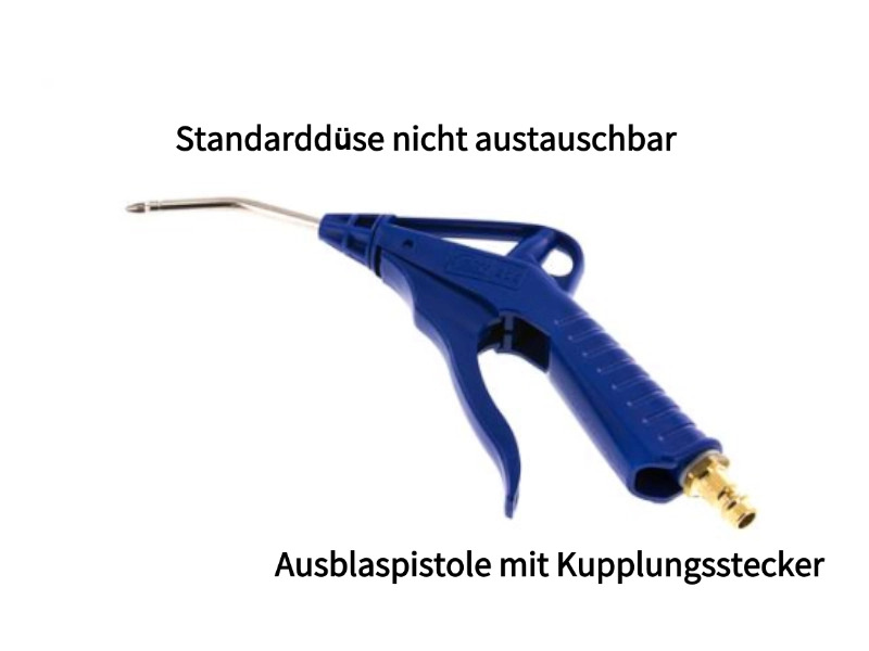 fein dosierbare Ausblaspistole Innengewinde IG G 1/4" mit Lärmschutzdüse VR nicht austauschbar