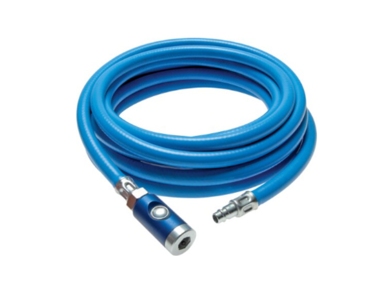 PVC-Druckluftschlauch mit Sicherheitskupplung NW 7,2