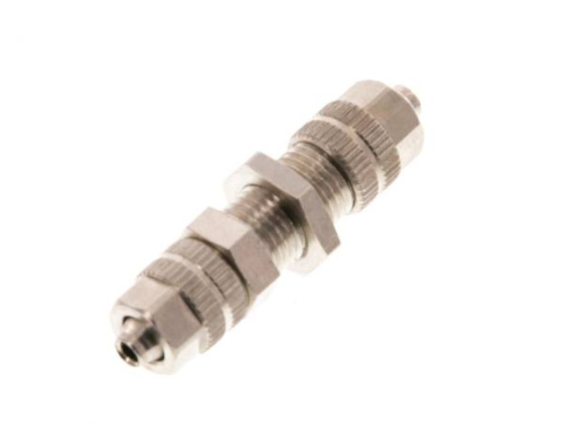 CK Schott Verschraubung AG M 7x0,75 - 4,3x3 mm Messing vernickelt