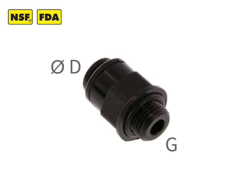 Gerade Steckverschraubung AG G 1/8" - 6mm IQS-FDA