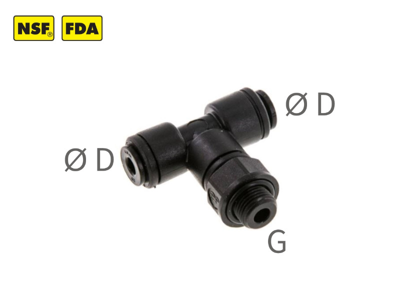 TE-Steckverschraubung AG G 1/4" - 8mm - 8mm IQS-FDA