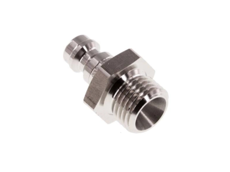 Kupplungsstecker AG G 1/8" NW 5 Edelstahl 1.4404