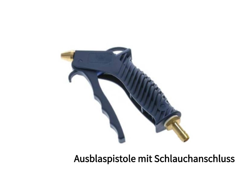 dosierbare Ausblaspistole Schlauchanschluss 9 mm mit Kurzdüse Ø 1,0 mm Kunststoff