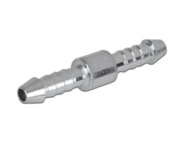 Gerader Steckverbinder NW 10 Schlauch ID 11-12mm - 9-10mm Stahl verzinkt