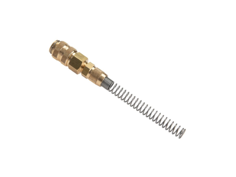 Kupplungsdose für Stecker beidseitig absperrend 8X6 mm mit ÜWM und Knickschutz starr MS